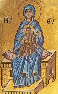 Madonna and child, Kykkos Monastery, Troodos Mountains, Cyprus by Cypriot